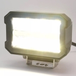 Far universal LED cu lumină albă și lumini de zi DRL alb-portocaliu 12V - 24V E-mark pentru camion, tractor, ATV, jeep, utilaje agricole și alte vehicule.