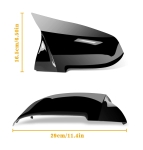 Set 2 Capace pentru Oglinzi, Tip Batman M Compatibile BMW F20 F21 F22 F23 F30 F31 F32 F33 F34 F36 GT 3GT E84 E87 i3S