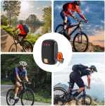 Boxă Bluetooth portabilă cu radio, card de memorie, AUX, USB și suport pentru bicicletă și motocicletă, Neagră