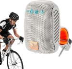 Boxă Bluetooth portabilă cu radio, card de memorie, AUX, USB și suport pentru bicicletă și motocicletă, Gri