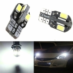 Kit 2 LED gabarit alb 12V Т10 W5W 8 SMD