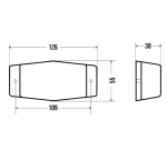 LED Lampă de urgență portocalie cu lumină intermitentă 12V-24V