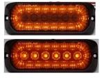 24 LED Lumină Poziție cu 2 Funcții, Lumină Portocalie Fumată Gabarit 12V-24V