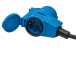 Cablu Adaptor Camping 1.5m Priză Schuko la 3-pini CEE Conector Unghiular