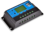 Controler Solar Inteligent de Încărcare PWM 20A cu Ecran LCD și Porturi USB – 12V / 24V pentru Sisteme Fotovoltaice