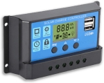 Controler Solar Inteligent de Încărcare PWM 20A cu Ecran LCD și Porturi USB – 12V / 24V pentru Sisteme Fotovoltaice
