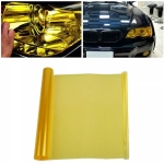 Folie de protecție galben transparentă pentru faruri și stopuri - 10 M x 30 cm
