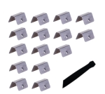 Set de 4 Paravanturi auto de vânt pentru geamuri față și spate, pentru BMW 3 SERIES G20 SEDAN 2019+
