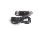 Lampa gabarit laterala LED portocaliu fumuriu rezistent la apă IP67, 12V/24V Cablu 30 cm - E9 10R-06, ECE R10, ECE R148