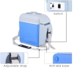Ladă frigorifică auto electrică cu funcție de răcire și încălzire – 7.5L, 12V