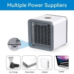 Mini Aer conditionat portabil 3 in 1 cu USB – Răcire, Umidificare, Purificare Led 7 culori