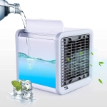 Mini Aer conditionat portabil 3 in 1 cu USB – Răcire, Umidificare, Purificare Led 7 culori