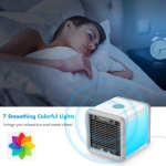 Mini Aer conditionat portabil 3 in 1 cu USB – Răcire, Umidificare, Purificare Led 7 culori