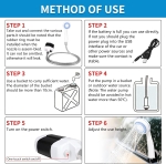 Dus portabil cu Încărcare USB pentru Camping, Călătorii și Grădină - 2200mAh