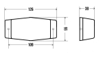 Set Lampi de semnalizare, gabarit cu bec cu socluri BA15S, 12–24V – sticlă albă (transparenta)