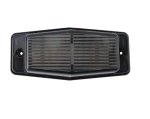 Lampa LED semnalizare, gabarit 12–24V cu 12 LED-uri – sticla opaca, lumina portocalie