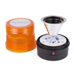 Girofar cu 24 LED fara fir pe baterii, stroboscop, cu magnet 2,4W - 12V