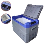 Lada frigorifica electrica Flexzon - 12V/24V, 100/240V, 35.3 litri - Gri