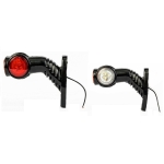 Set 2 Lampi Laterale de Gabarit cu LED – 24V, 130 mm, Rosu / Alb / Galben