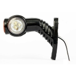 Set 2 Lampi Laterale de Gabarit cu LED – 24V, 130 mm, Rosu / Alb / Galben