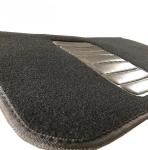 Set covorase auto universale 4 bucati - model textil cu intaritura pentru zona pedalierului