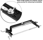 Suport Universal pentru fixare 27cm – asigurare baterie auto, metalic, culoare neagra