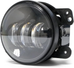 Set 2 proiectoare ceata LED Dacia, Renault, Ford, Citroen, Suzuki, lumina alba, diamentru Ø91 mm 12V, carcasa aluminiu, mufa H8/H11