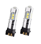 Set 2 becuri LED PW24W / PWY24W – 2323 SMD, lumina alba 6000K, 360°, 12–30V, Canbus