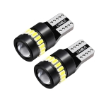 Set 2 becuri LED CANBUS T10 W5W – 3030+3014 SMD, lumina alba 6000K, 12–24V