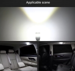 Set 2 becuri LED CANBUS T10 W5W – 3030+3014 SMD, lumina alba 6000K, 12–24V