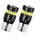 Set 2 becuri LED CANBUS T10 W5W – 3030+3014 SMD, lumina alba 6000K, 12–24V