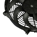 Ventilator auto universal electric pentru Radiator – 14 inch, 12V, 80W, ABS si otel, silentios