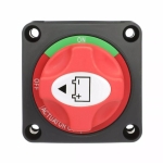 Contact general, Intrerupator rotativ baterie auto cu 3 pozitii, 12–24V, 200A, Negru/Rosu