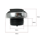 Buson rezervor 59-60 mm pentru camioane Scania 4 / R / P / T / G – cu 2 chei