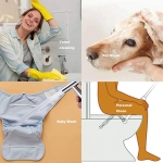 Set dus pentru igiena intima, baterie bideu si WC din otel inoxidabil, Baterie, Adaptor, Furtun si Suport de Prindere pe WC sau Perete cu Presiune Reglabila, Filet 1/2 - Argintiu