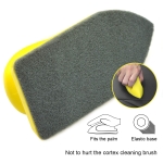 Perie de curatare nano cu maner ergonomic – pentru interior auto, piele, plastic, textile