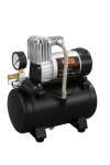 Compresor Auto Portabil pentru Umflat Anvelope cu Furtun – 12V, 15A, 3L, 150PSI, 60L/min