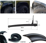 Banda universala din cauciuc pentru protectia aripii masinii, SUV, microbuz, 3cm x 3m - Negru