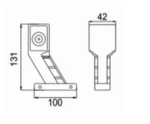 Set 2 Lampi Laterale de Gabarit cu LED – 12-24V, 140 mm, Rosu / Alb / Galben