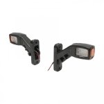 Set 2 Lampi Laterale de Gabarit cu LED – 12-24V, 140 mm, Rosu / Alb / Galben