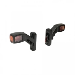 Set 2 Lampi Laterale de Gabarit cu LED – 12-24V, 140 mm, Rosu / Alb / Galben