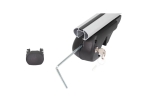 Bare transversale universale din aluminiu cu mecanism de blocare, 120 cm, 90 kg, Crom