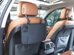 Masuta auto multifunctionala pliabila, montaj pe volan sau scaun, Negru