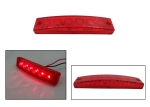 Lampa gabarit LED 12V, 6 LED SMD 90x20 mm, Rosu