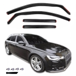 Set de 4 Paravanturi auto de vant pentru geamuri fata si spate pentru AUDI A6 C7 5 usi COMBI WAGON 2011-2018 