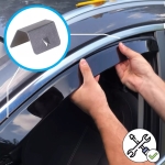 Set de 4 Paravanturi auto de vant pentru geamuri fata si spate pentru Citroen Berlingo, Peugeot Partner Rifter, Opel Combo, Fiat Doblo Dupa 2024