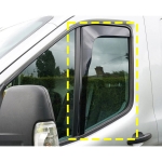 Set de 2 Paravanturi auto de vant pentru geamuri fata pentru Ford Transit 2014+