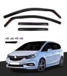 Set de 4 Paravanturi auto de vant pentru geamuri fata si spate pentru Opel Zafira C (Tourer) 2011-2019