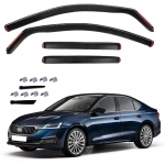 Set de 4 Paravanturi auto de vant pentru geamuri fata si spate pentru SKODA OCTAVIA MK4 SEDAN 2020+