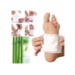 Set 10 plasturi detoxifianți pentru talpi KINOKI cu acid de bambus